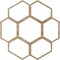 Ekena Millwork Florin Wood Fretwork Pierced Ceiling Medallion, Red Oak, 40"OD x 14 1/8"ID x 3/8"T CMWP40X40X0375FORO - alternate 2